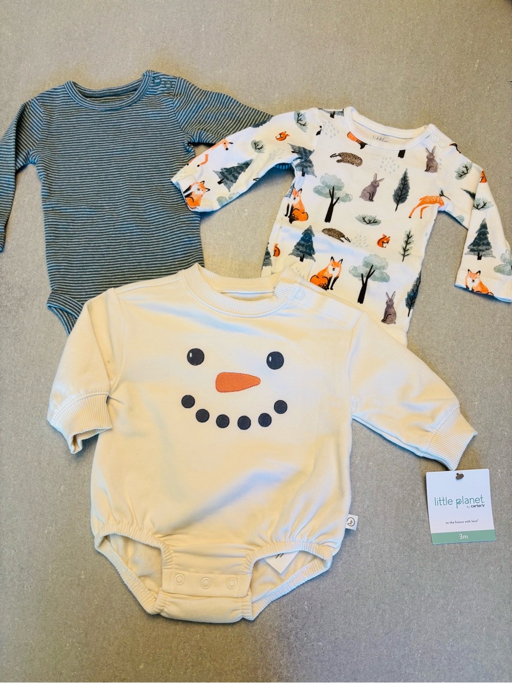 Carter’s Little Planet Bodysuits